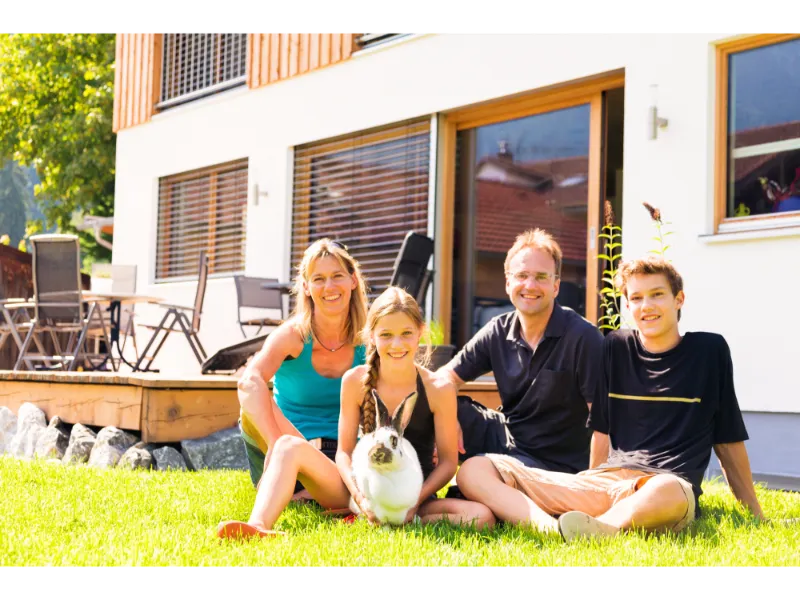 Image of Family being safe after pest spray 